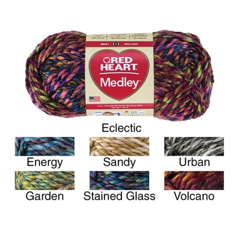 Red Heart Medley Yarn Overstock Shopping Big Discounts On Yarn