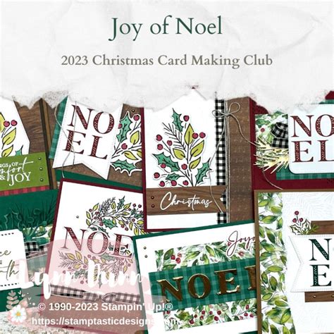 2023 Christmas Card Making - Lynn Dunn - Stamptastic Designs LLC