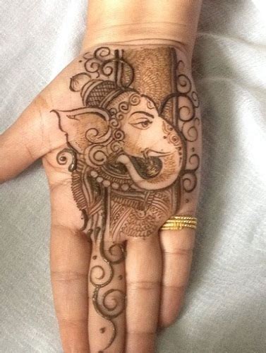 43 Henna Ganesha Tattoo Designs And Meanings