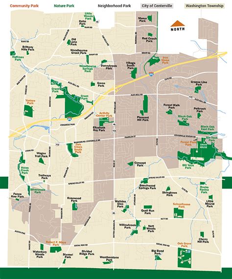 Find A Park Centerville Washington Park District