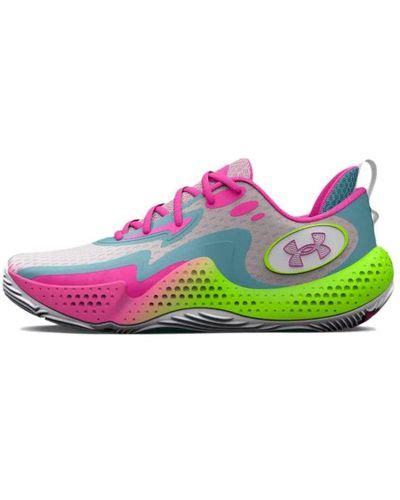 Pink Under Armour Shoes For Men Lyst