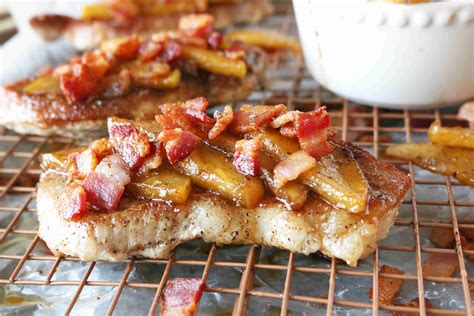 Skillet Pork Chops With Apples And Bacon The Anthony Kitchen