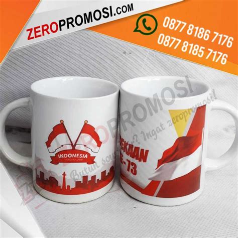 Jual Mug Custom Kemerdekaan 17 Agustus Merah Putih HUT RI