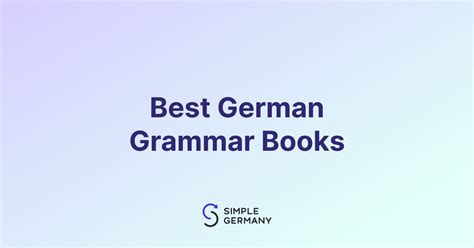 The Best German Grammar Books