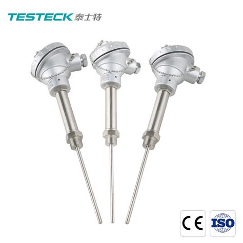 Pt100 Waterproof Temperature Sensor With Fixed Bolt Connecting Box