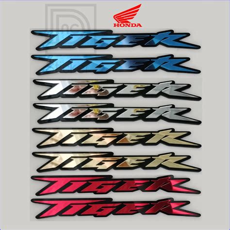 Jual 2pc Emblem Logo Honda TIGER Timbul Motor 3D Akrilik Variasi