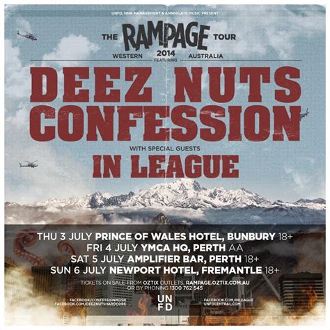 DEEZ NUTS We Announced Some Dates In Western Australia Today