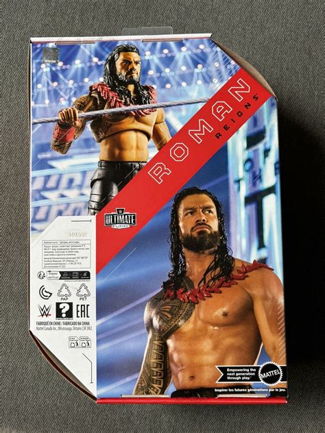 Mattel Wwe Ultimate Edition Roman Reigns Action Figure Mint In Box