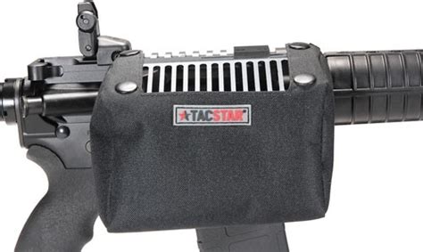 Tacstar Ar Brass Catcher With Picatinny Rail Mount Black