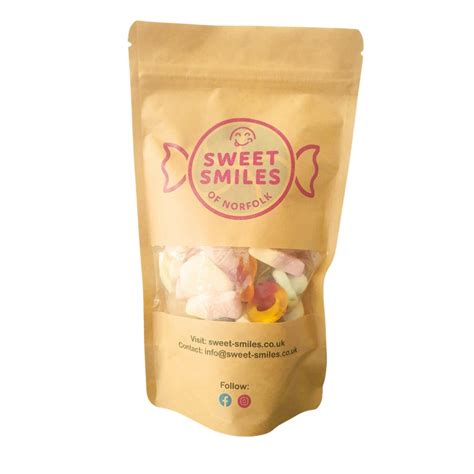 Sweet Smiles Non Fizzy Mix Sweet Pouch 200g Jarrolds Norwich