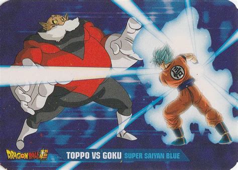 Goku ssj blue vs toppo card game##()** | Anime dragon ball, Dragon ball ...