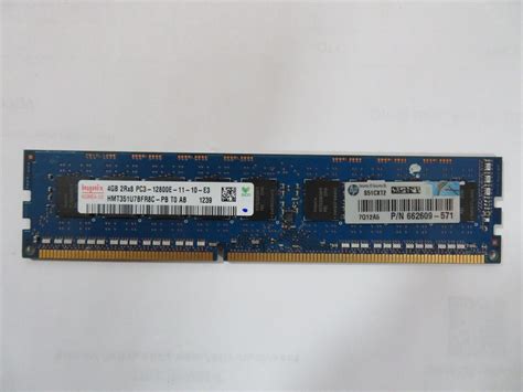 Hynix 4GB 4GB X 1 PC3 12800 DDR3 1600MHz Desktop Memory HMT351U6CFR8C