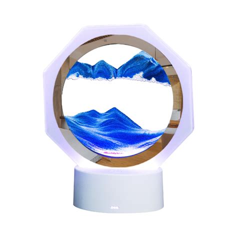 Outoloxit Moving Sand Art 6 69in 360 Rotating Hourglass Decoration