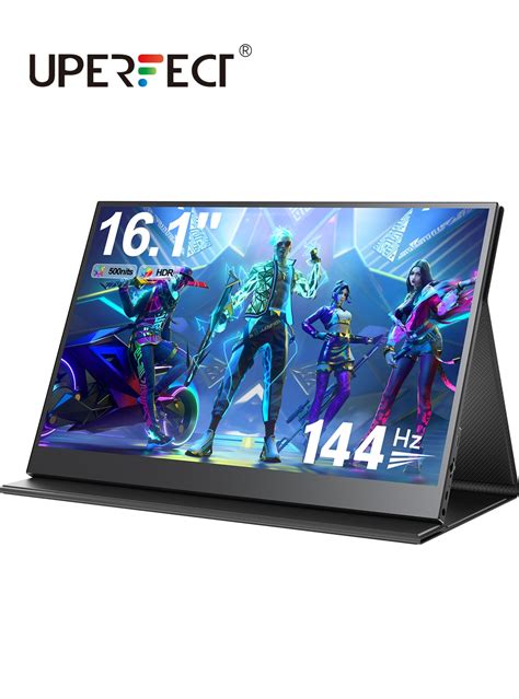 UPERFEITO 16 1 polegada 144hz Monitor Portátil IPS 1080P HDR HDMI Tipo