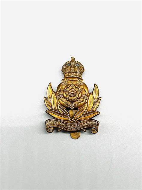 Intelligence Corps Intelligence Corps Cap Badge I WW2 Militaria