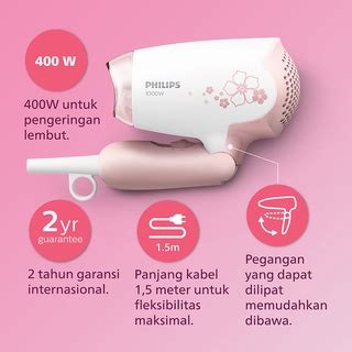 Jual Philips Hair Dryer Care W Pink Hp Pengering Rambut