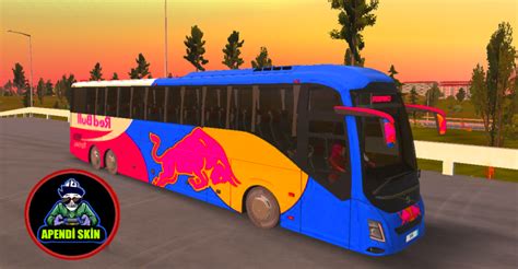 Volvo Skin Redbull Bus Simulator Ultimate Skin Apendi Skins