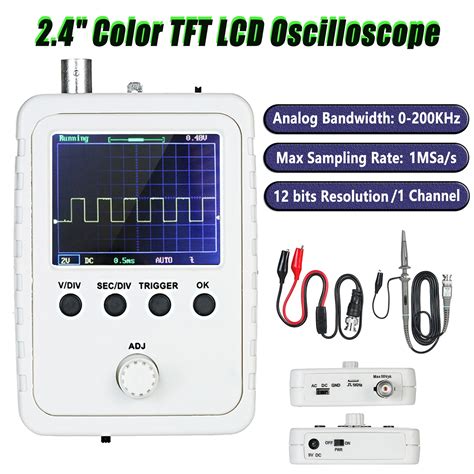 Color Display Screen Mini Oscilloscope Handheld Digital