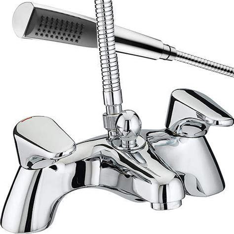 Bristan Jute Pillar Bath Shower Mixer Tap Chrome