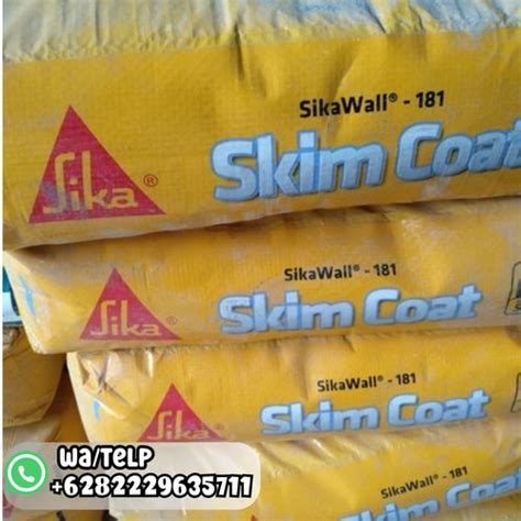 Jual Sika Wall 181 Skim Coat Semen Acian Sika Plasteran 40kg Kota