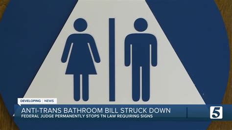 Transgender Bathroom Bill Blocked By District Court