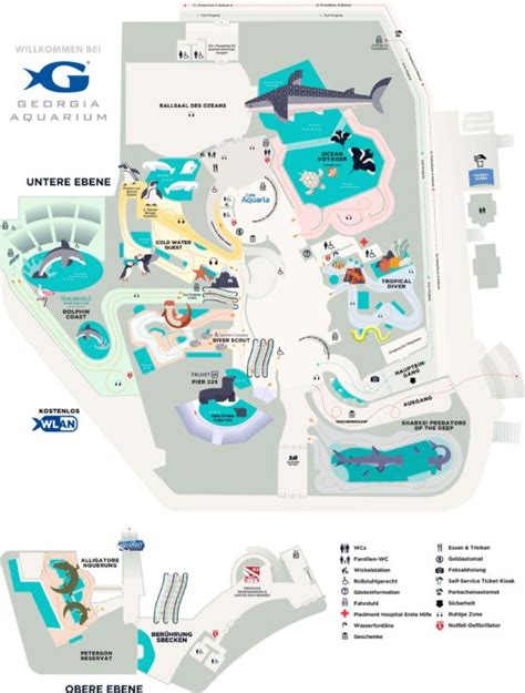 Aquarium Map - Georgia Aquarium