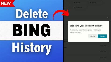 How To Clear Bing Search History 2023 Delete Remove Microsoft Bing