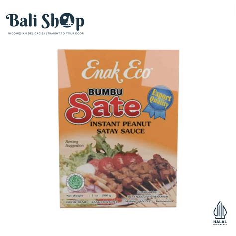 Bumbu Sate Enak Eco Gr Premium Lamb And Chicken Satay Sauce Bali