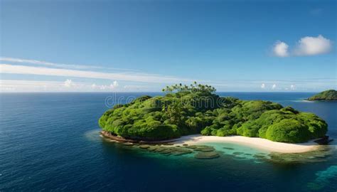 Secluded Tropical Island Paradise: a Hidden Gem in the Azure Ocean ...