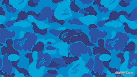 Blue Bape Wallpapers Top Free Blue Bape Backgrounds Wallpaperaccess