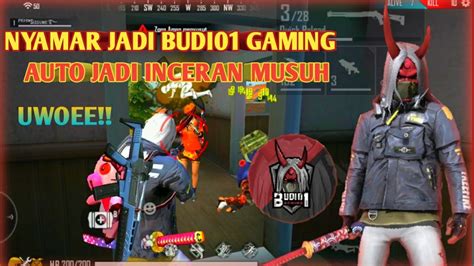 NYAMAR JADI BUDI01 GAMING SOLO VS SQUAD AUTO JADI INCERAN YouTube