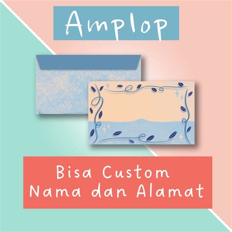 Jual Amplop Kondangan Costom Murah Pcs Amplop Kondangan Aesthetic