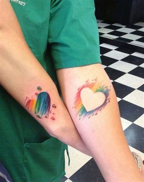 Hearts in small friendship tattoos - Tattooimages.biz