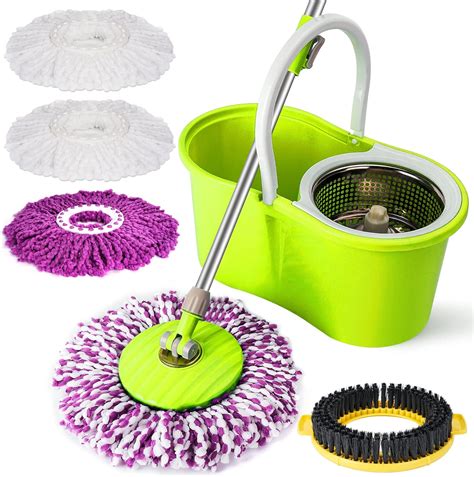 Enya Magic Spin Mop And Bucket Set Floor Mop Home Cleaning With Four