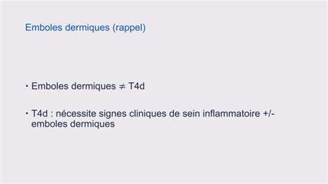 Cancers Du Sein Nouvelle Classification Tnm 8è édition Ajcc Ppt