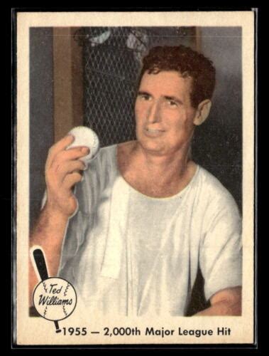 Fleer Ted Williams Ted Williams Red Sox Ex Ebay