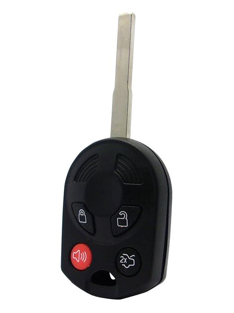 Ford Simple Key 4 Button Remote And Key Combo With High Security Blade