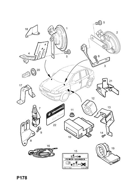 Opel ASTRA G ZAFIRA A Anti Theft Warning System Opel EPC Online