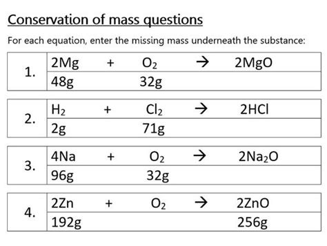 Law Of Conservation Of Mass Wkst Pdf Properties Of Water