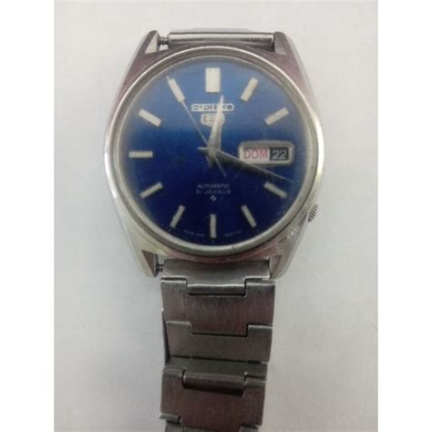 RELOGIO SEIKO ANTIGO 6119 8093 AZUL PERFEITO Escorrega o Preço