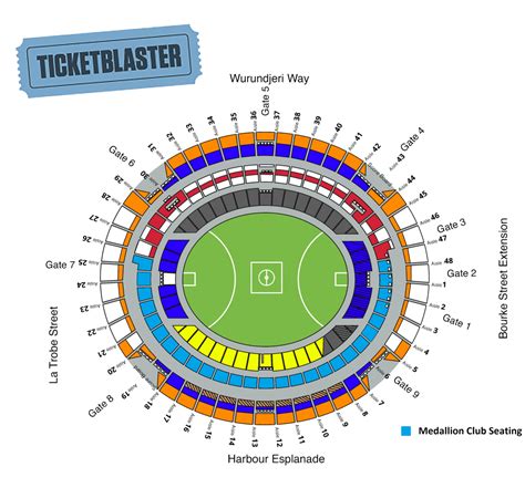 Map Of Marvel Stadium