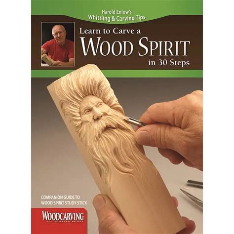 Learn To Carve A Wood Spirit In 30 Steps Booklet Kv Woodcarving