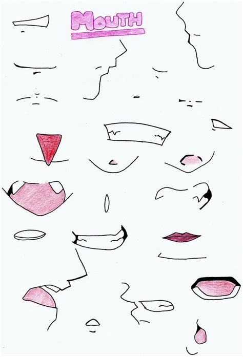 anime mouth study by Gaspodedawonderdog on DeviantArt