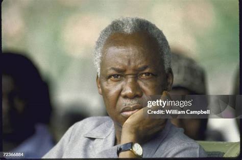 President Of Tanzania Julius Nyerere Photos And Premium High Res