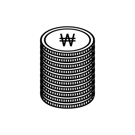 Korea Currency Icon Symbol, Won, KRW Sign. Vector Illustration 13832092 ...