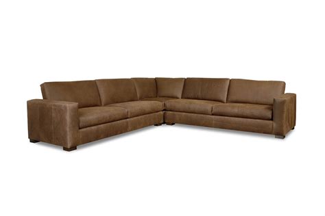 Bassett Weldon Leather L Shaped Sectional Design Gallery Interiors