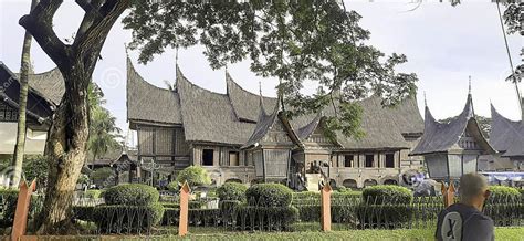 Traditional House Of West Sumatra Padang In Indonesia Home Of Culture