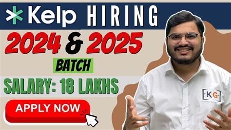 Kelp Is Hiring Batch Students Salary Lakhs Kelp Off