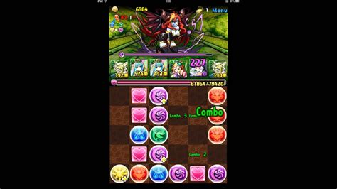 パズドラ ｢ゼウス・ディオス降臨！超地獄級｣ 木属性耐久ptノーコン23 Youtube