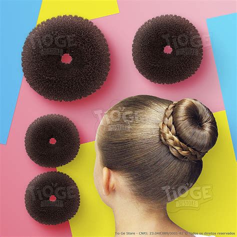 Acess Rio Rosquinha Donut Para Fazer Coque Bailarina Cabelo Tamanhos